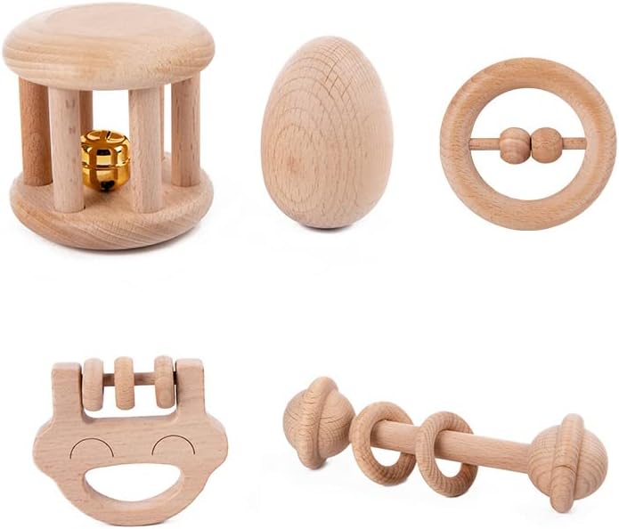 GEOSMTY Instrumentos musicales para niños, juego de batería para niños, instrumentos de percusión, los mejores juguetes Montessori para niños