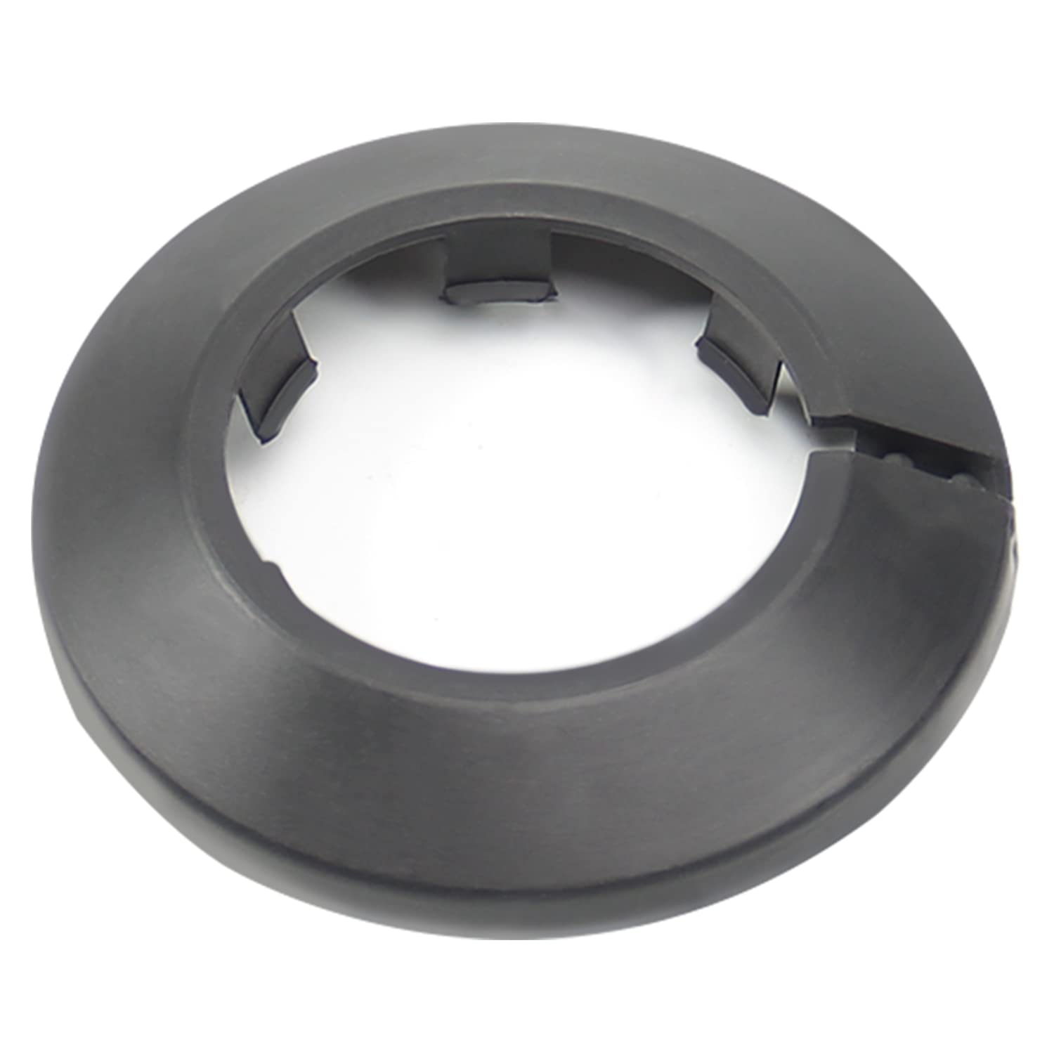 Mromax Black Fit 1.57" Outer Diameter Flange Water Pipe Cover Decoration Pipe Cover Radiator Pp Plastic 40Mm Escutcheon Collar For Wall Pipe Tube Decoration 1Pc