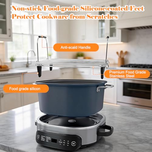 BYKITCHEN Roast and Steamer Rack for Ninja MC1101 6.5 QT Possible Cooker - Image 3