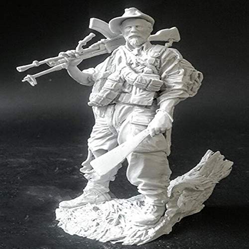 Kits de modèle miniature gk 1/16 avec stand d'officier en résine brute