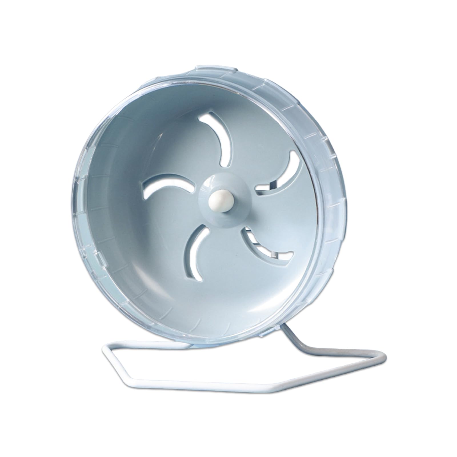 Hamster Wheel Silent, 8.3 Inch Large Gerbil Hedgehog Wheel, Adjustable Stand Quiet Spinner Syrian Hamster Running Wheels for Chinchilla Dwarf Pet Small Animals Cage Exercise, Blue