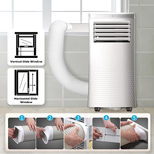 Reviews for ZAFRO Portable Air Conditioner 8000BTU(ASHRAE) with Remote