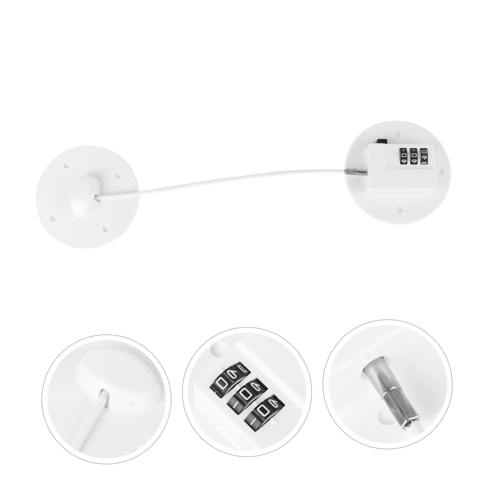 VICASKY 3piezas Cerradura De Seguridad Para Niño Código De Dígitos Cerradura Para Refrigerador y Gabinetes Instalable Sin Taladrar Protección Para y Niño