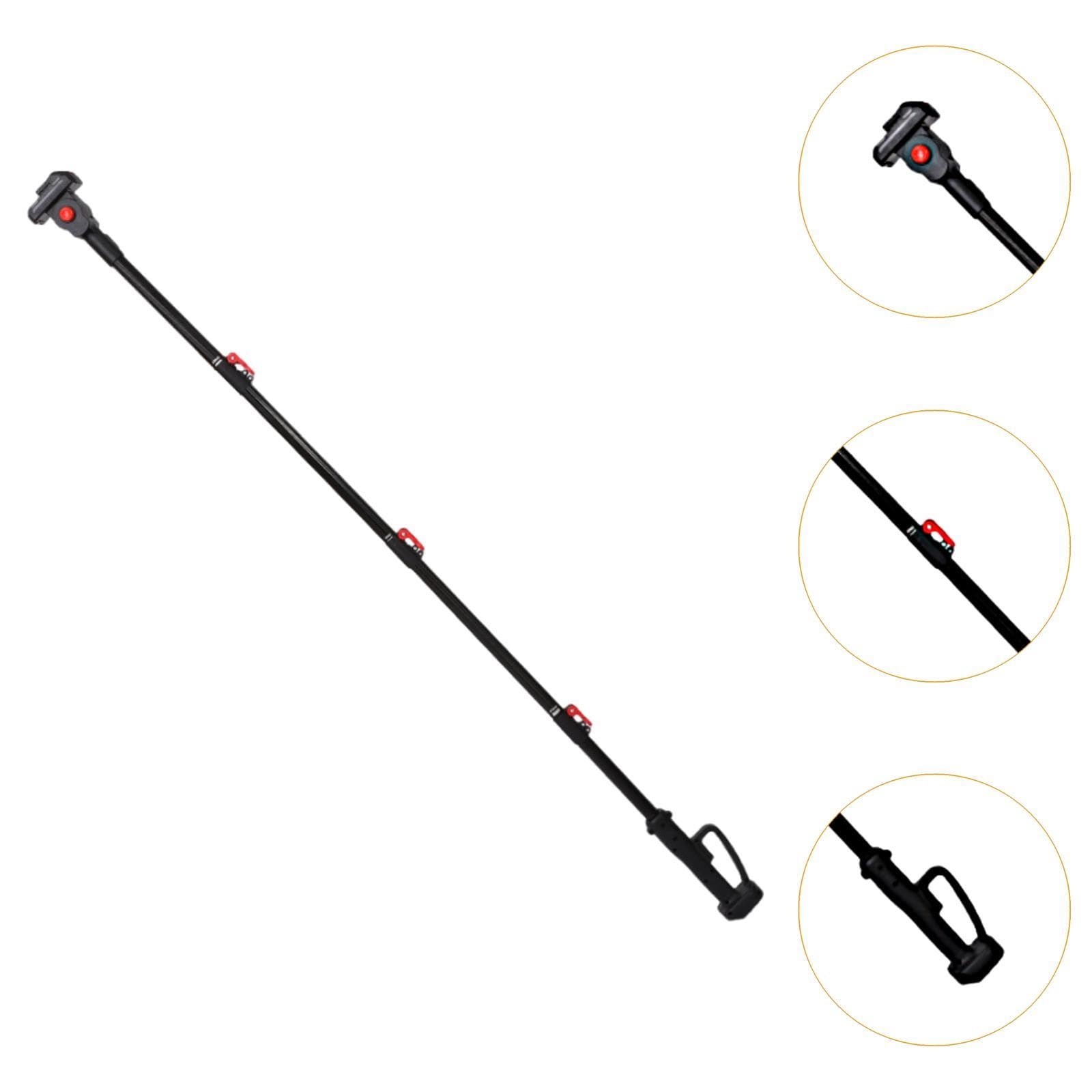 Pértiga Telescópica Extensible con Mango Antideslizante. Herramienta de Jardinería. Varilla Telescópica para Ramas Tijeras de, 2.0 M