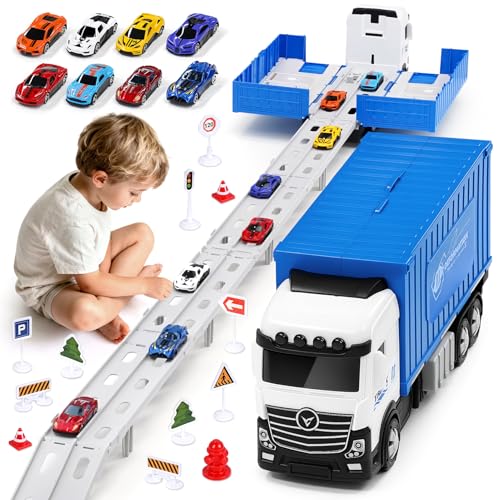 Aoskie Transporter Truck Cars Toys