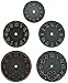 Metal Timepieces by Tim Holtz Idea-ology, 5 per Pack, Various Sizes, Antique Finishes, TH92831