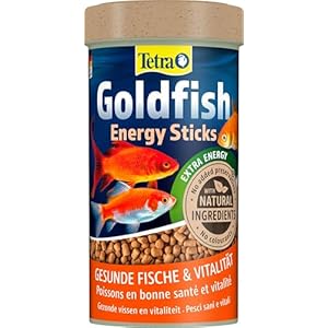 Tetra Goldfish Energy Sticks – nährstoffreiches Fischfutter für alle Goldfische und andere Kaltwasserfische, 250 ml Dose