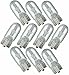 Price comparison product image Netagon 10 X 501 Capless Sidelight Car Bulb Bulbs Interior Number Plate Side Light 12V 5W