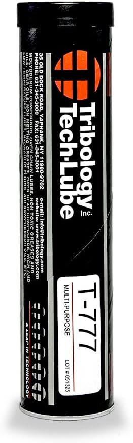 TTL T-777 Multi-Purpose High Temp Red Lithium Complex Grease Cartridge, 14.5 oz – Heavy-Duty Lubricant for Bearings, Bushings, Automotive, Marine, Industrial – Rust & Water Resistant, Shear Stable