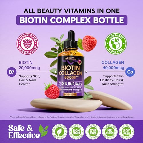 Nutraharmony Liquid Biotin & Collagen Drops