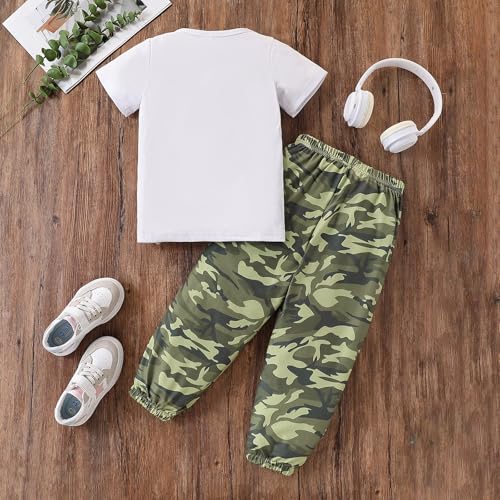 Image of Tween Girl Clothes 2 Piece Outfit Summer Short Sleeve Top + Jogger Pants Spring Fall Clothing Set Size 4-14 Years