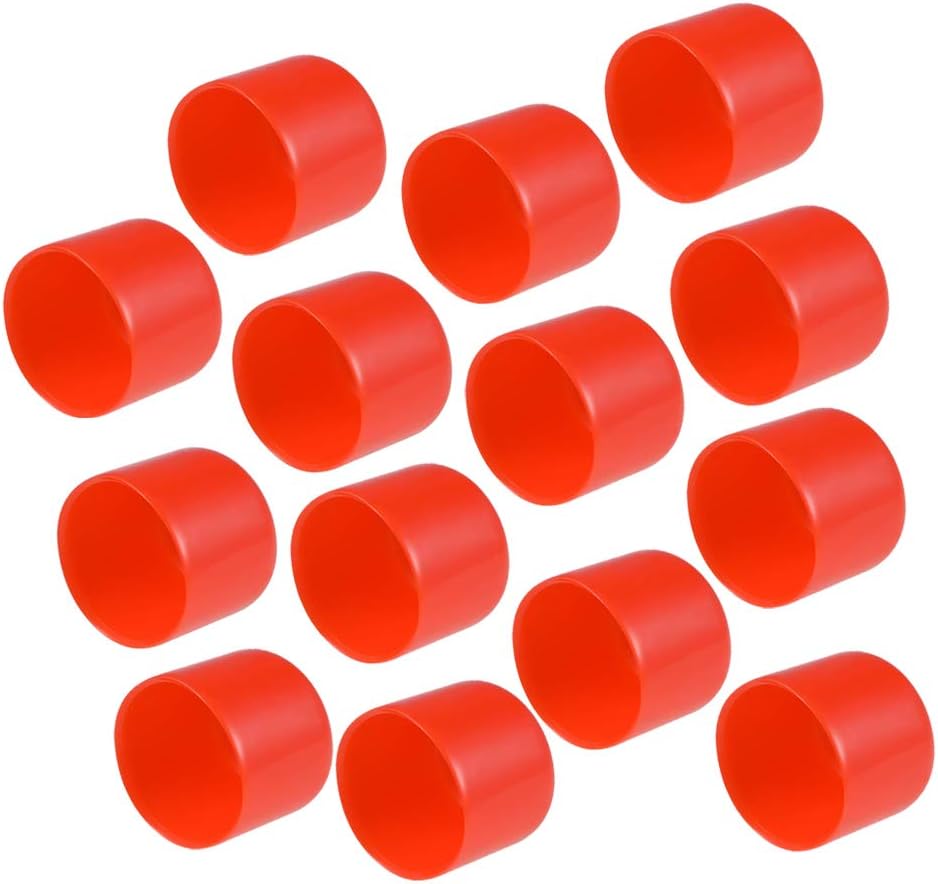 100pcs 12mm Screw Thread Protectors Rubber Round End Cap Cover Flexible Tube Caps Tubing Tip