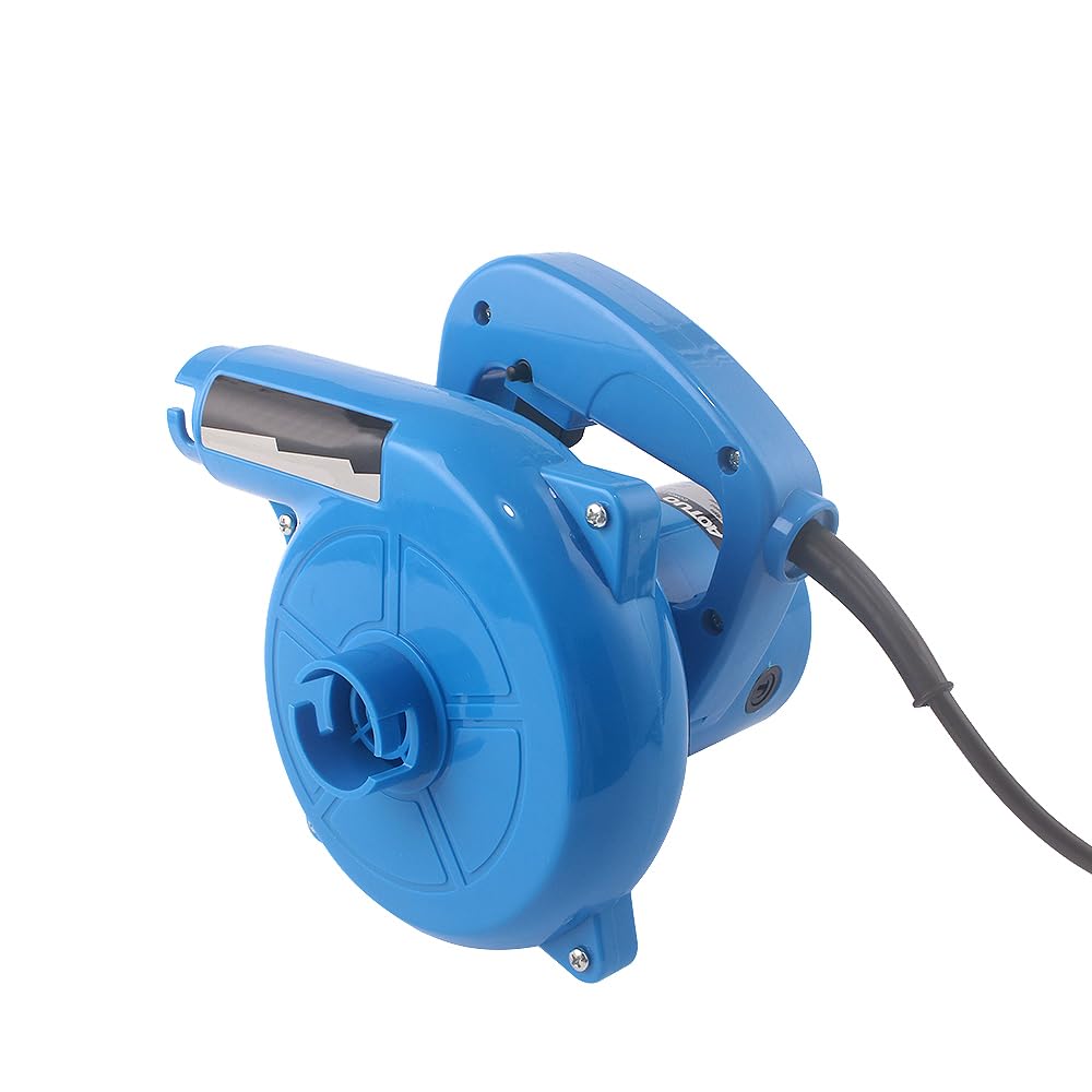 Soplador de Hojas Inalámbrico 750W 220V-240V EFICIENCIA Alta Blower ELECTRICO CAFILIZADOR DE APLICACIÓN Polvo COLECTOR PUBLO(750W Blue)