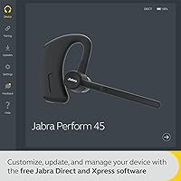 Vista 8 de Jabra Realiza 45 auriculares inalámbricos Bluetooth Push-to-Talk (PTT), micrófono con cancelación de ruido, funcionalidad Push-to-Talk, modo