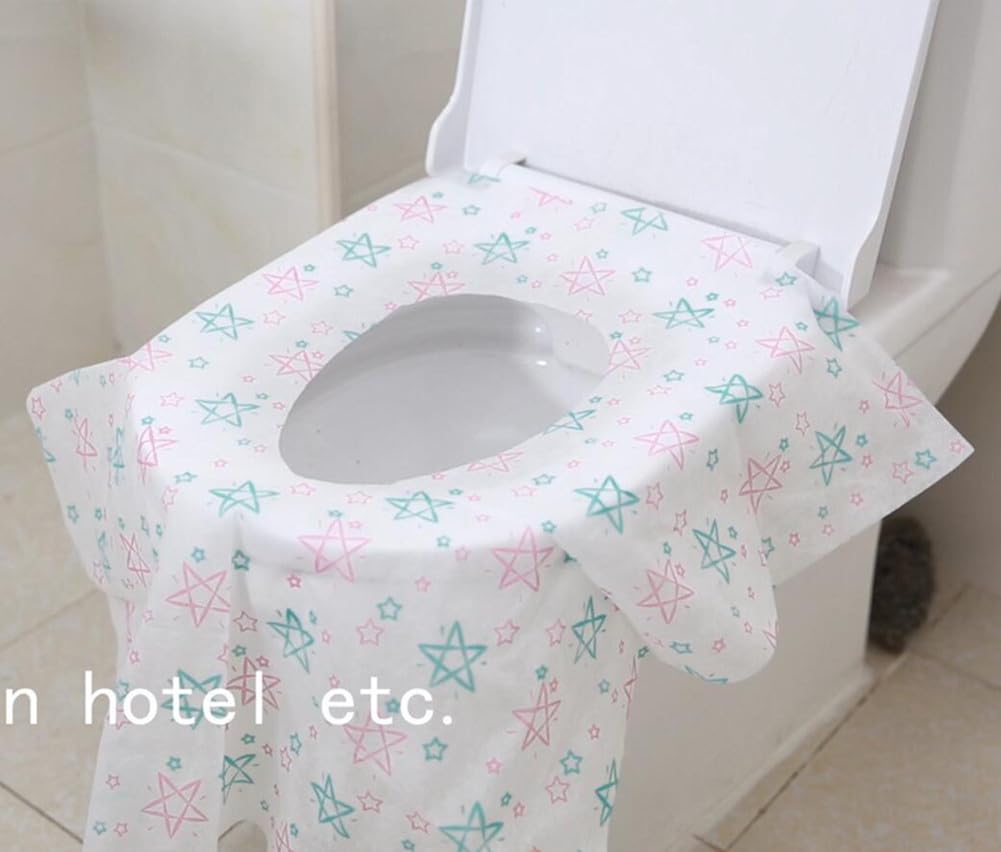 Coprisedili WC Monouso TAOPE - 20 Pezzi, Impermeabili, Antibatterici, Per Viaggi E Bagni Pubblici - Foto 3