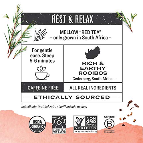 Numi Organic Tea Rooibos, 100 Count Box Of Tea Bags, Herbal Teasan (Packaging May Vary) #TOP1