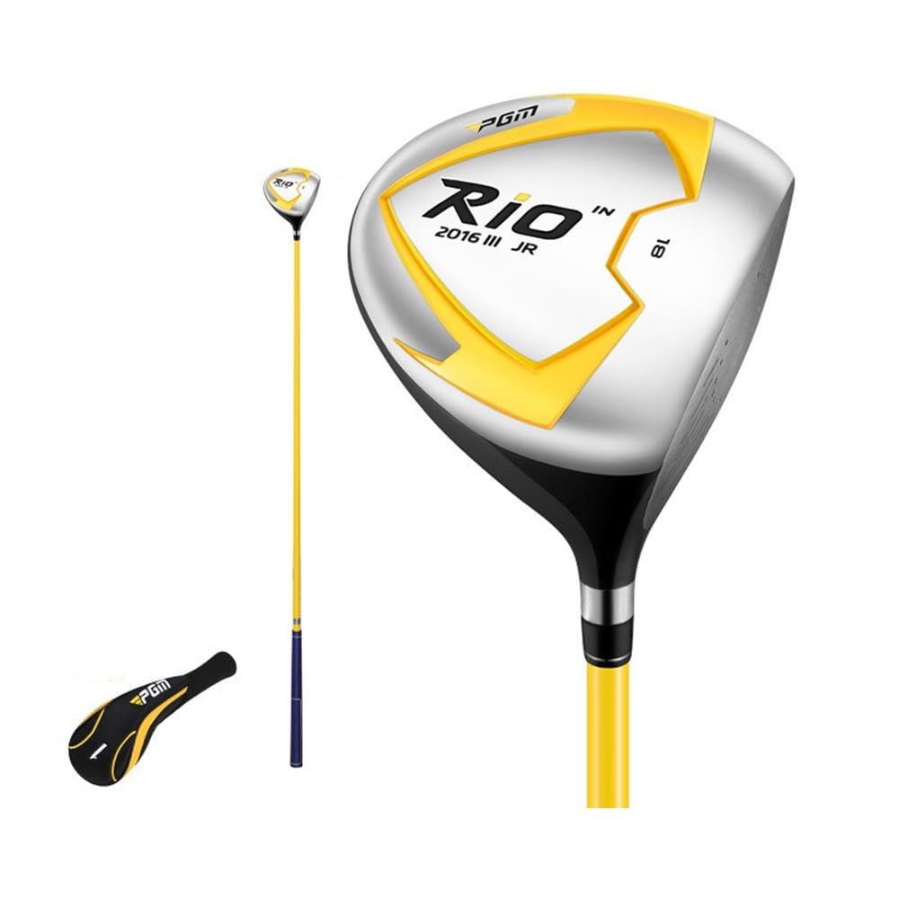 Fairway Wood #1 Golf Club - Mano Destra Bambini Ragazzi Ragazze Golf Putter Mallet con Copricapo Junior