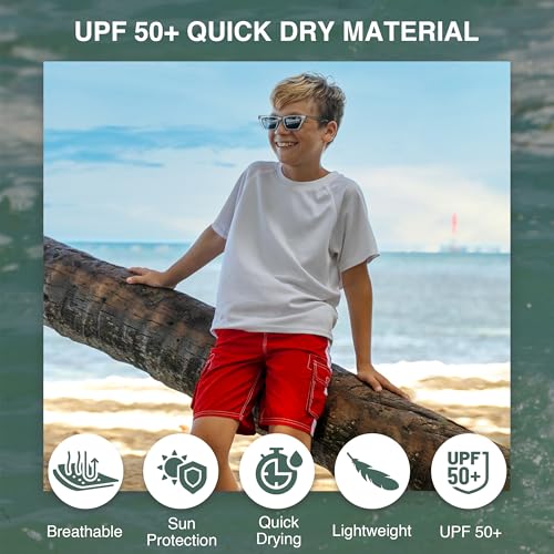 Image of Kanu Surf Boys' Paradise Floral Swim Trunk