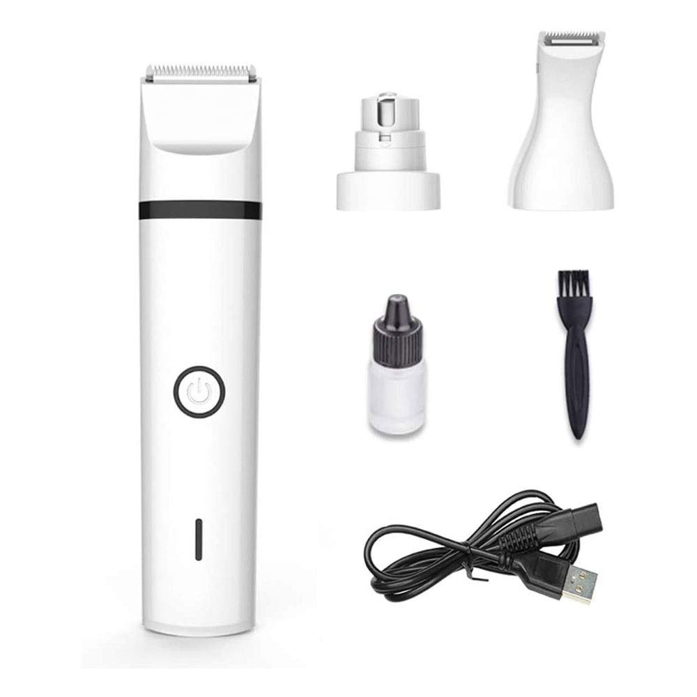 Perro Nail Grinder Electric Pet File Nail File 2 Velocidades Recargable Cat Trimmer Trimmer Quiet per Dogs A Grooming y alisado for Perros y Gatos