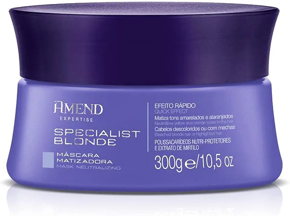 Máscara Amend Expertise Matizadora Specialist Blonde 300g