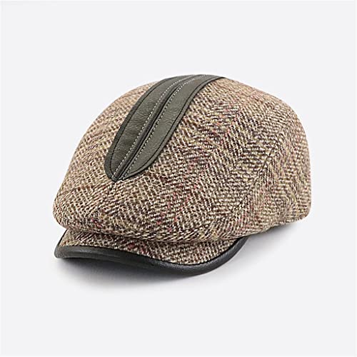 Casquette de journal contre le froid avec visière protectrice hivernale
