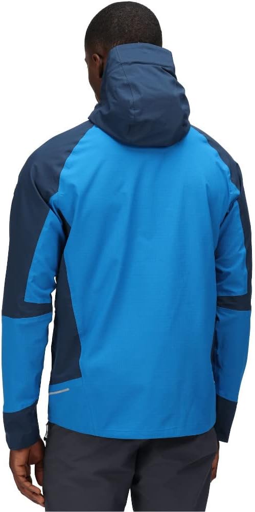 Regatta Mens Highton Pro Waterproof Jacket (S) (Imperial Blue/Moonlight Denim)