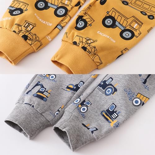 Image of Little Boys Jogger Pants Toddler Boys' Drawstring Elastic Waist Cotton Casual Sweatpants 1PC / 2 PCS Set