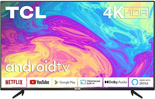 TCL 43BP615 (108cm) TV LED 43 pouces Smart TV (4K Ultra HD, HDR 10, Triple Tuner, Android TV, Micro Dimming PRO, Prime Video, Alexa et Google Assistant, Chromecast built-in)