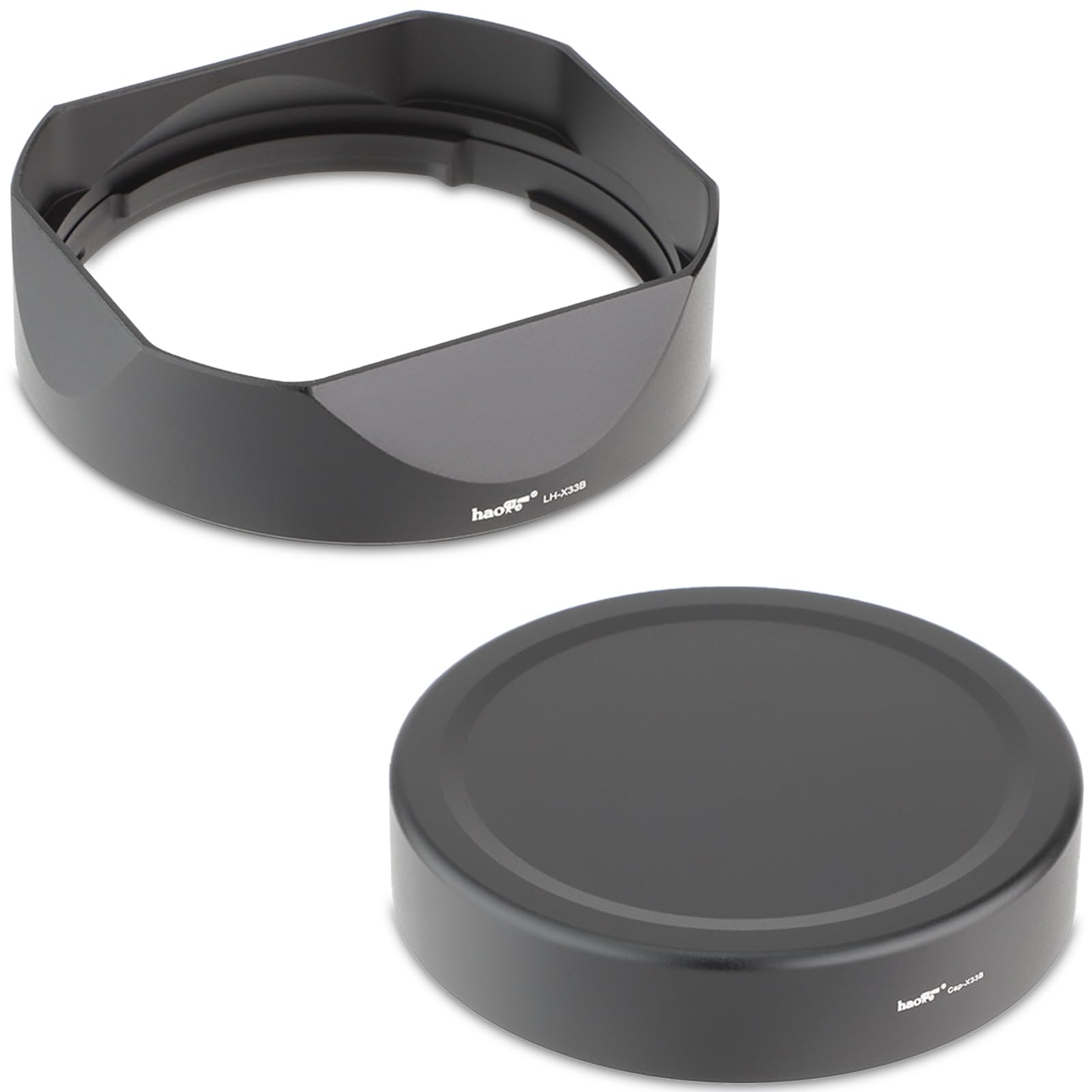 Amazon | Haoge バヨネットメタルスクエアレンズフードシェード for