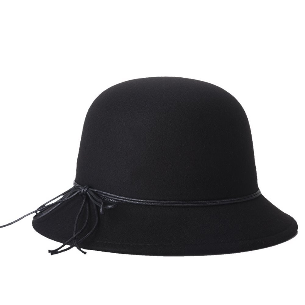 Women Flower Winter Wool Cap Beret Beanie Cloche Bucket Hat?