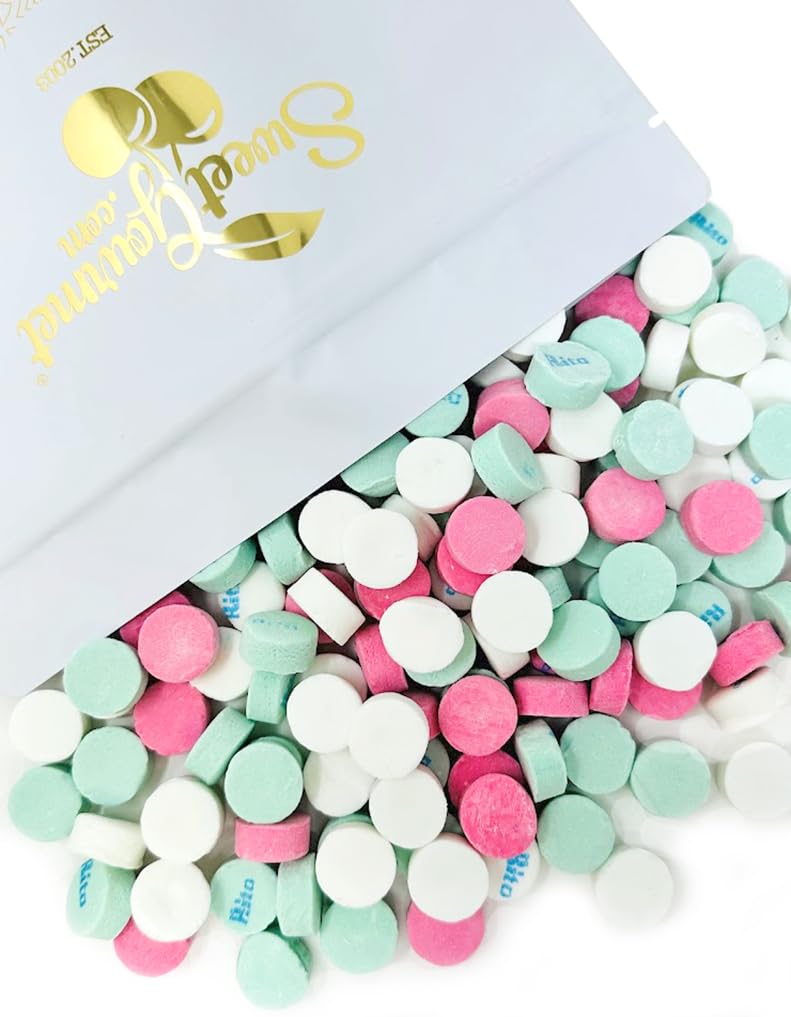 SweetGourmet Assorted Canada Mints, 3 Pound Bulk Bag, Peppermint, Wintergreen and Spearmint Lozenges