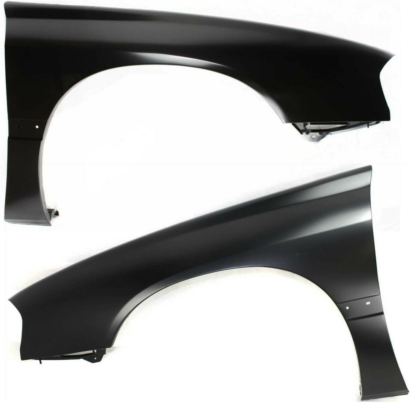 Quarter Panel 2pcs Front Left Driver Right Passenger Side Primed Steel with Molding Holes for Chevy for Impala 2000-2005