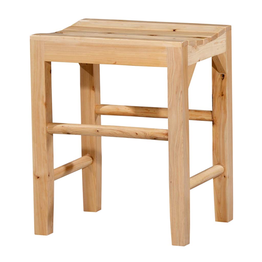 Madera Banco de Asiento de Ducha Organizador de baño SPA Impermeable Uso Interior o Exterior Reposapiés casero a Sentarse en la bañera Ancianos y discapacitados Ayuda de Movilidad