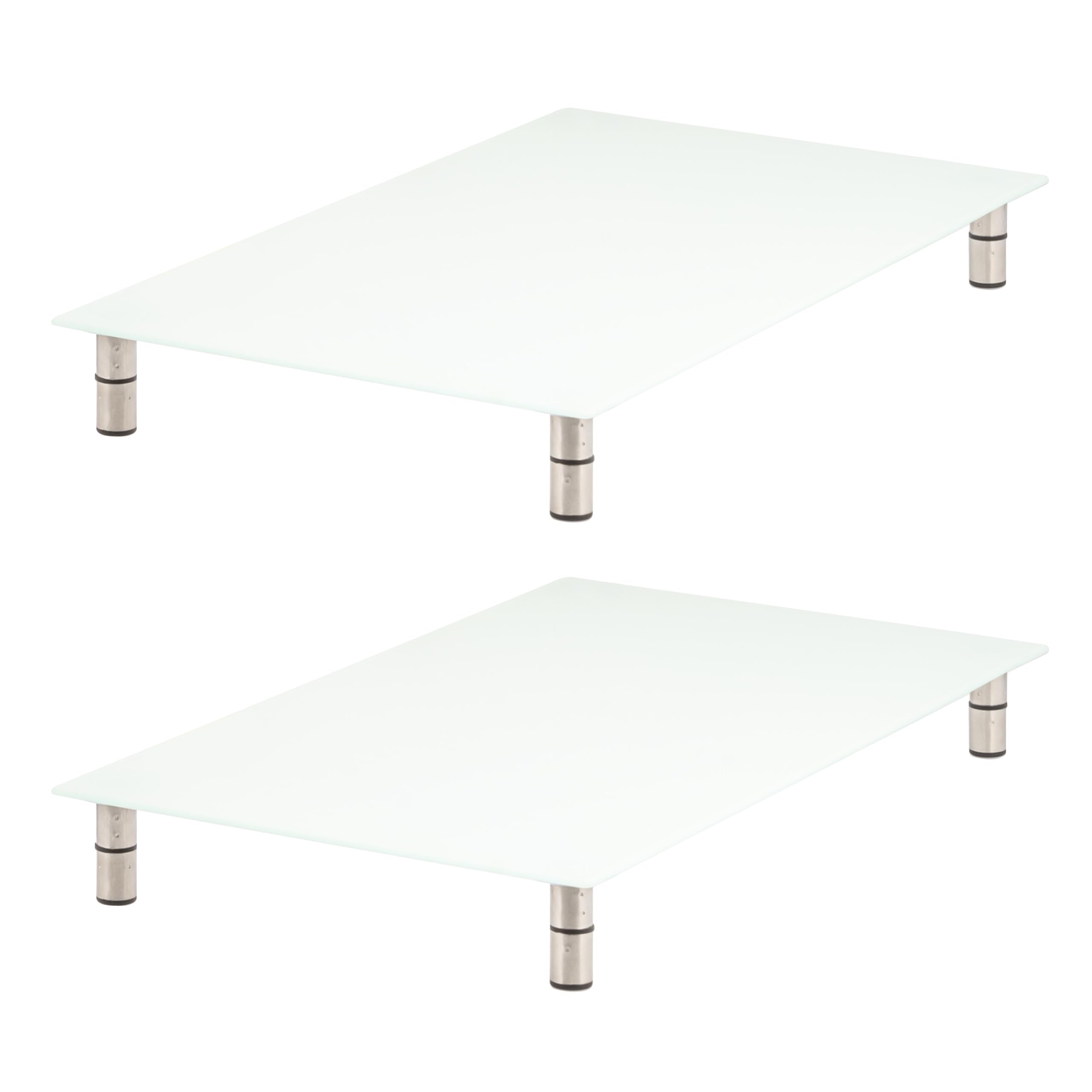2 Coperture Per Fornelli In Bambù Bremermann | 52x30 Cm | Multiuso: Tagliere E Paraspruzzi | Adatte A Induzione