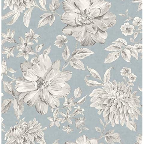 CROWN M1549 Lucia Blue Paper Wallpaper Cover