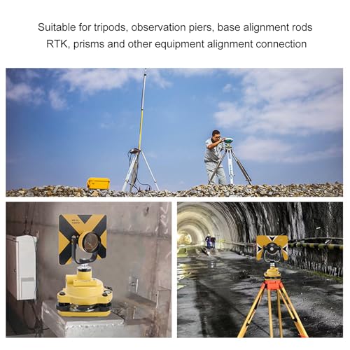 Prism Adapter for Snap On Prism and Poles 5/8in Quick Release GPS RTK Prism Pole Adapter Aluminum Alloy Adapter for Surveying Poles GPS Poles Tripod - Image 2