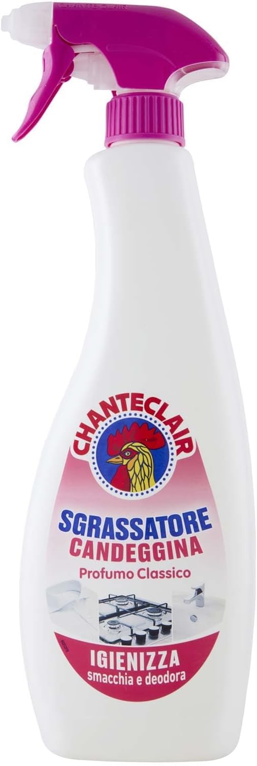 Testpaket Chanteclair Entfetter Sgrassatore Entfetter 10 x 600ml Reinigungsmittel Spray 10 Verschiedene Arten von Entfettern + Beni Culinari Kostenloser Schlüsselanhänger