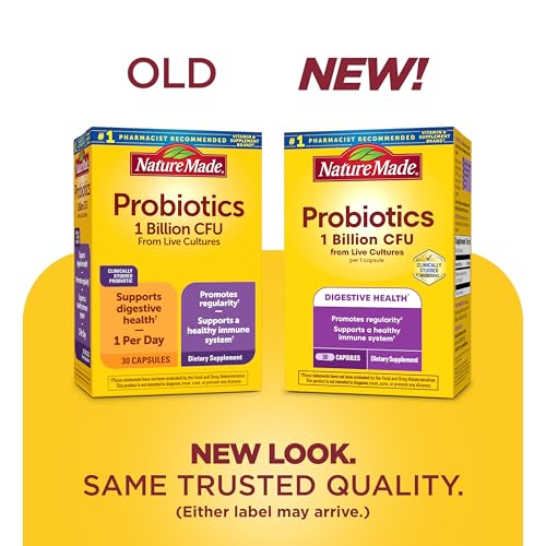Nature Made Probiotics for Women and Men, Probiotic Capsules 1 Billion CFU from Live Cultures for Immune & Digestive Support, 30 Capsules, 30 Day Supply - Image 3