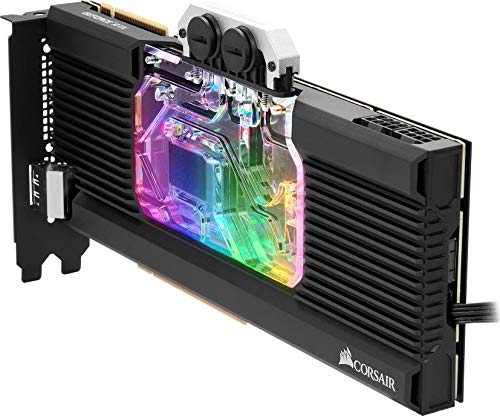 Corsair Hydro X Serie, XG7 RGB 20-SERIES GPU Water Block (2080 TI FE), Precisione Struttura, Alluminio Backplate, Personalizzabili Illuminazione RGB, Nero