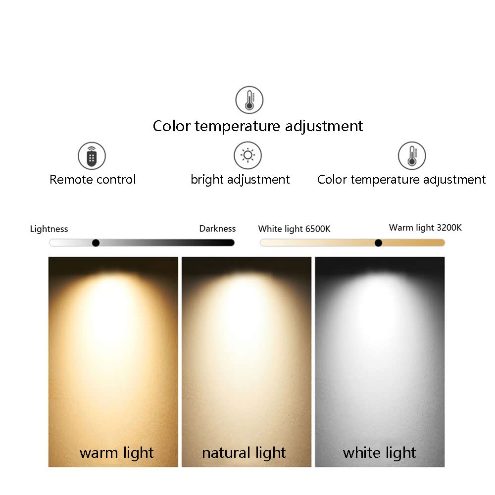 Plafonnier LED dimmable Finition Blanche économie d'énergie 18 W 1500 LM encastré Style Nordique en Bois idéal pour Une entrée ou Une Chambre