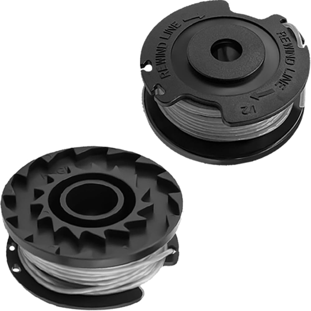 2Pcs Replacement Strimmer Line,Compatible with Bosch Art 23 SL Art 26 SL, EasyGrassCut 18, 23, 26, 18-230,18-260 Double Autofeed Nylon Replacement Spool Wire