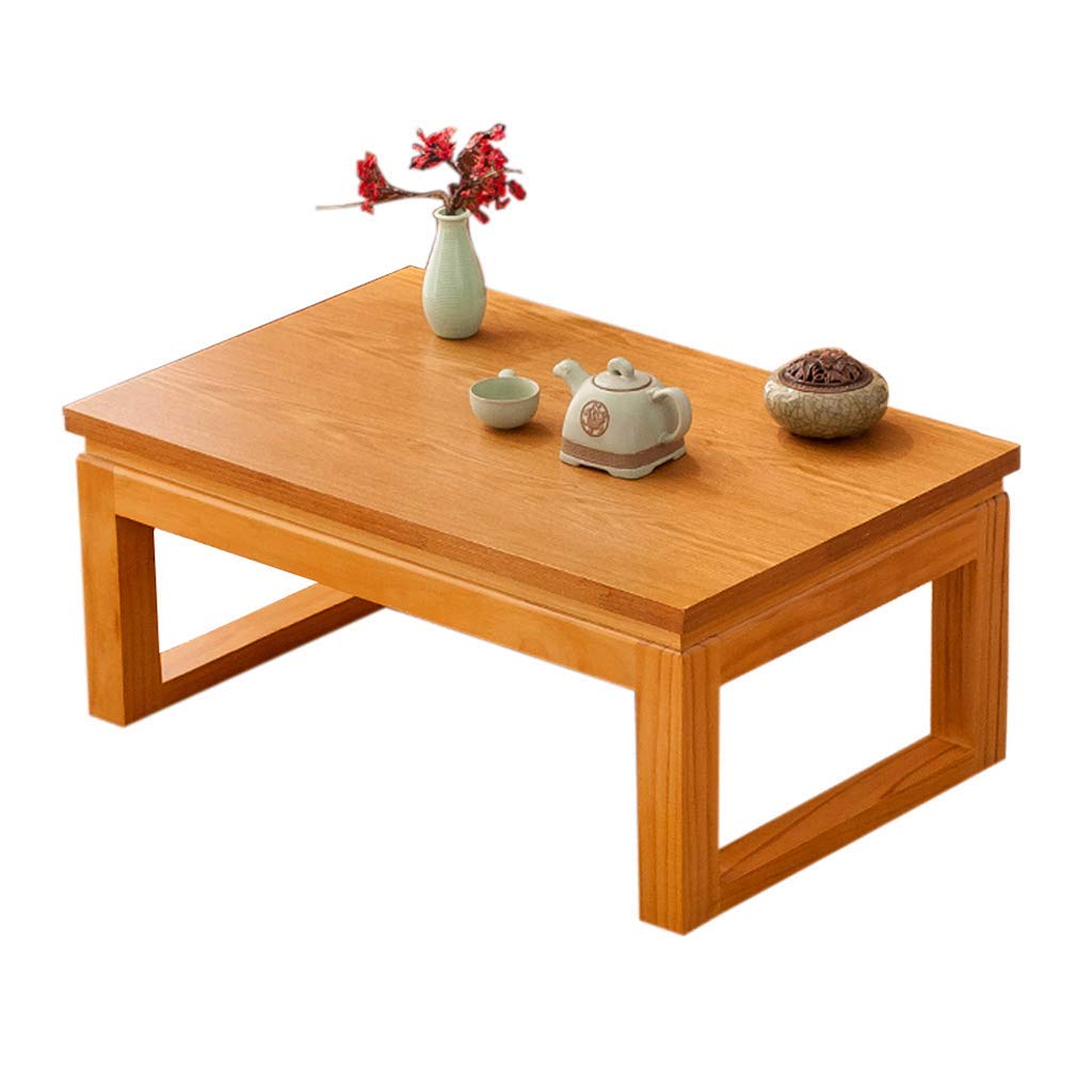 Table en bois massif de style zen pour balcon et salon de thé traditionnel
