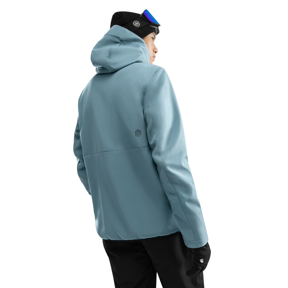 SIROKO Chaqueta Esquí Hombre Impermeable Térmica Cremallera