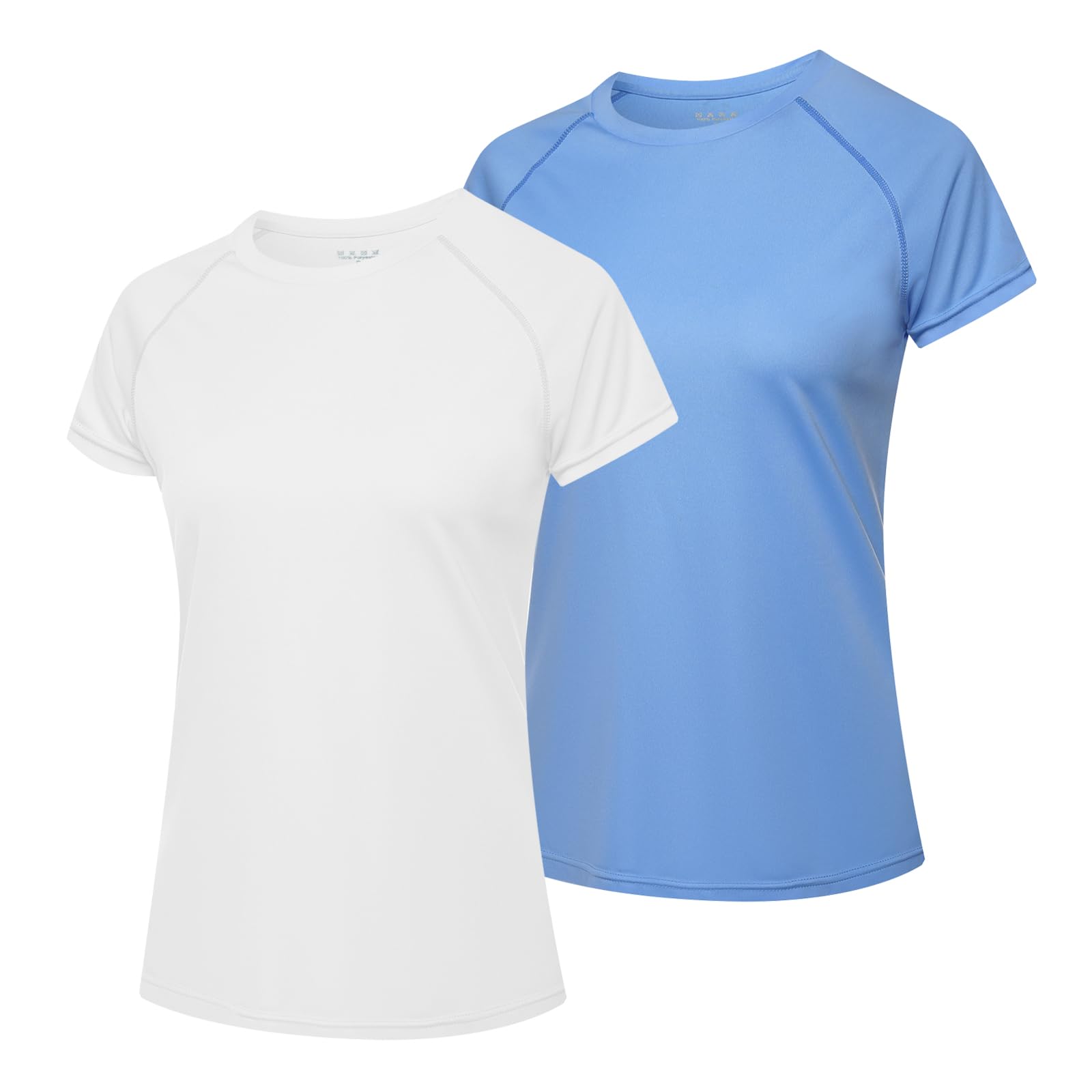 MEETWEE kurz & Lang Damen Surf Shirt Rash Guard UV Shirts Schwimmen Tankini UPF 50+ Kurzarm Badeshirt Bademode Shirt