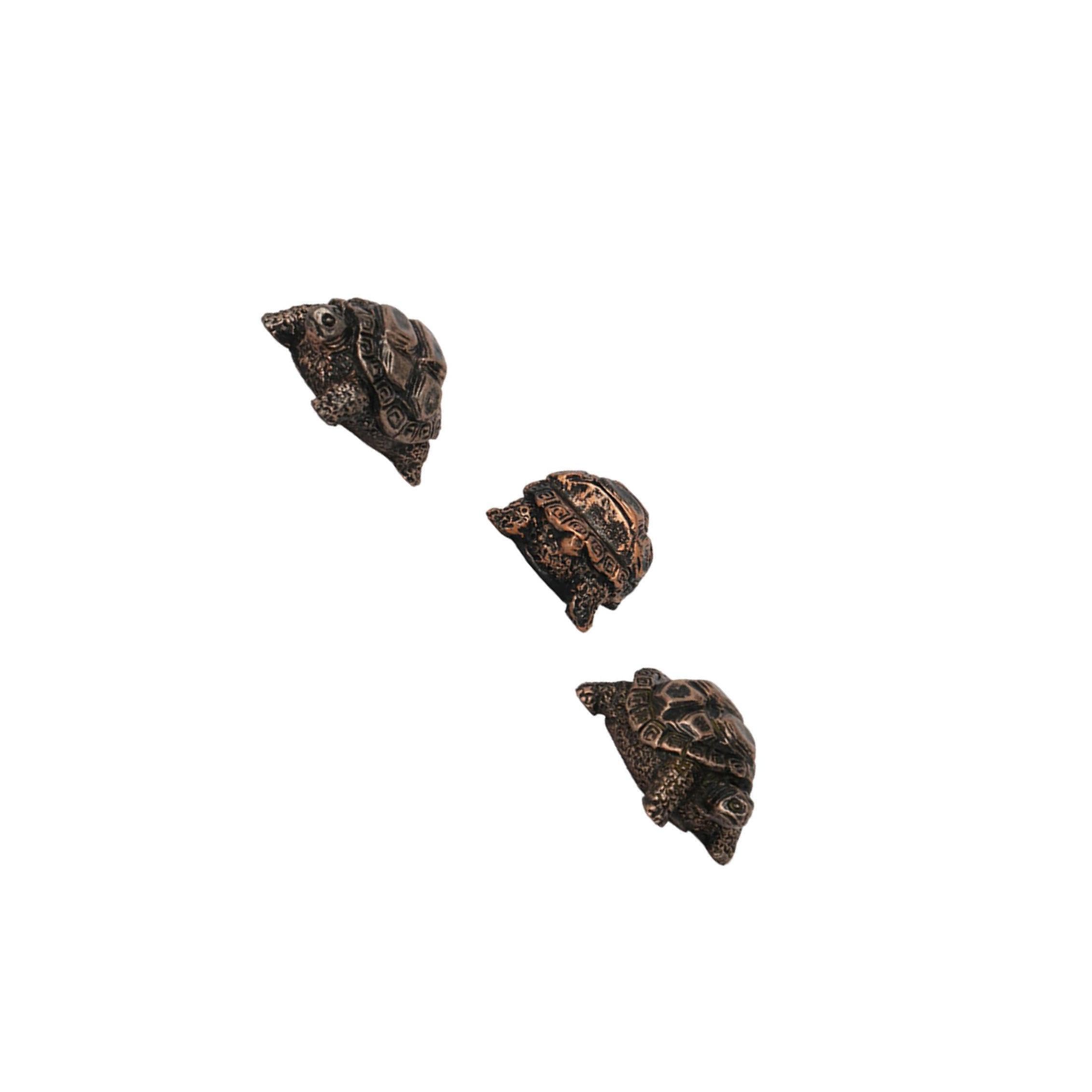mophrati Cute Animal Decorative Resin Planter Toes, Turtle 6x3.8x2.8cm