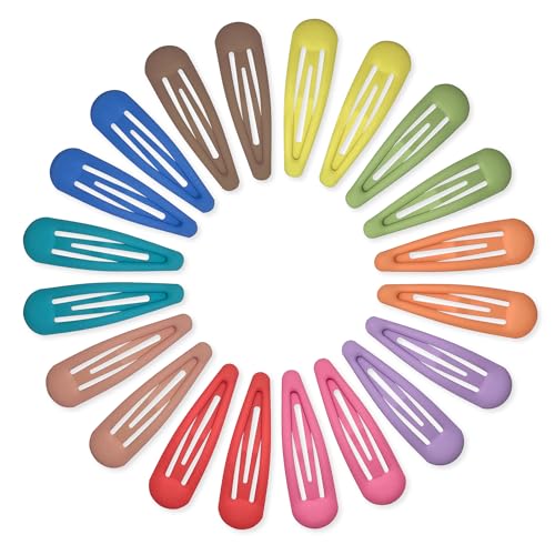 Cptots Small Hair Barrettes For Women No Slips Metal Snap Hair Clips For Thin Hair And Fine Hair,Rainbow Colors,20 Pcs,1.97 X 0.5 Inches cover