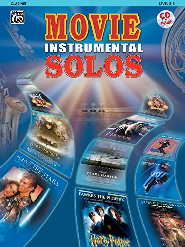 Movie Instrumental Solos: Clarinet, Book & CD