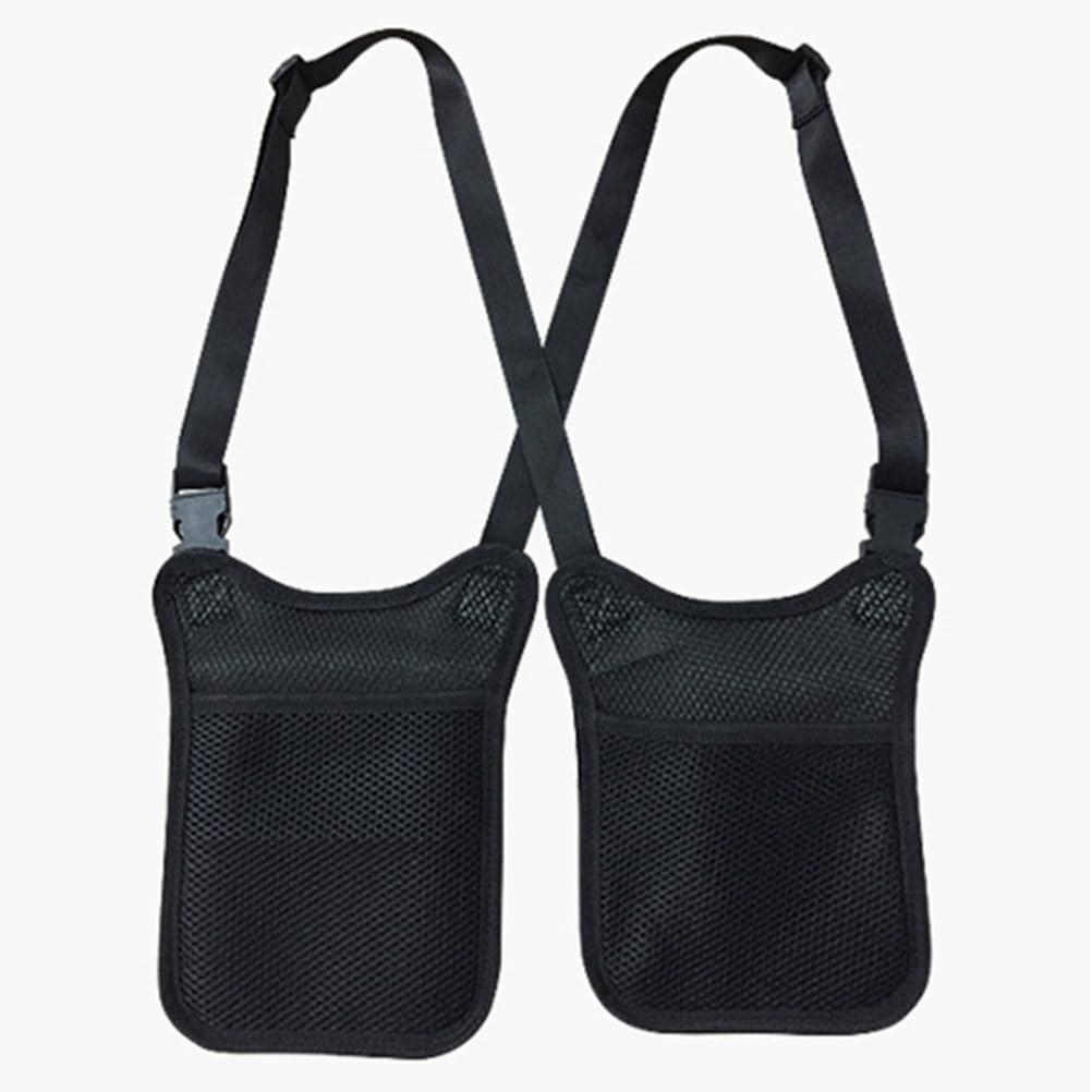 BESPORTBLE Aisselle en Nylon ImperméAble avec BandoulièRe RéGlable sous Les Aisselles Antivol À Trois Poches pour Hommes Et Femmes IdéAl Voyage Et ActivitéS Outdoor