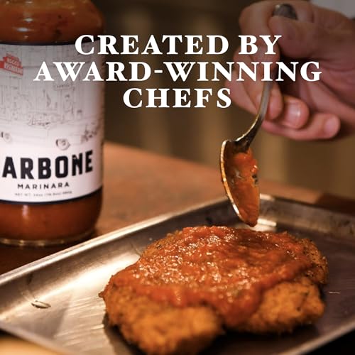 Image of Carbone Spicy Vodka & Marinara Sauce, Tomato Pasta Sauce 2 Pack (24oz) | Spicy Vodka with Calabrian Chili (Just Add Cream) & Classic Marinara, 100% Italian Tomatoes, Gluten Free & Low Carb