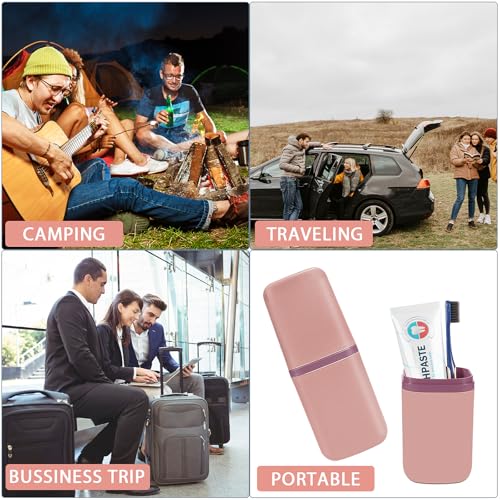 Travel Toothbrush Cup Case Portable PP Seal Tooth Brush Holders Cover White - Bild 18 von 29